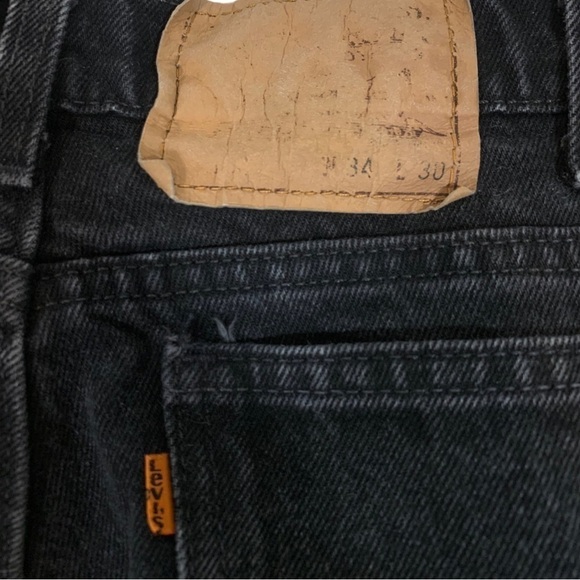 Vintage Levi's Orange Tab High Waist Mom Jeans Size 34 Large - Picture 7 of 8